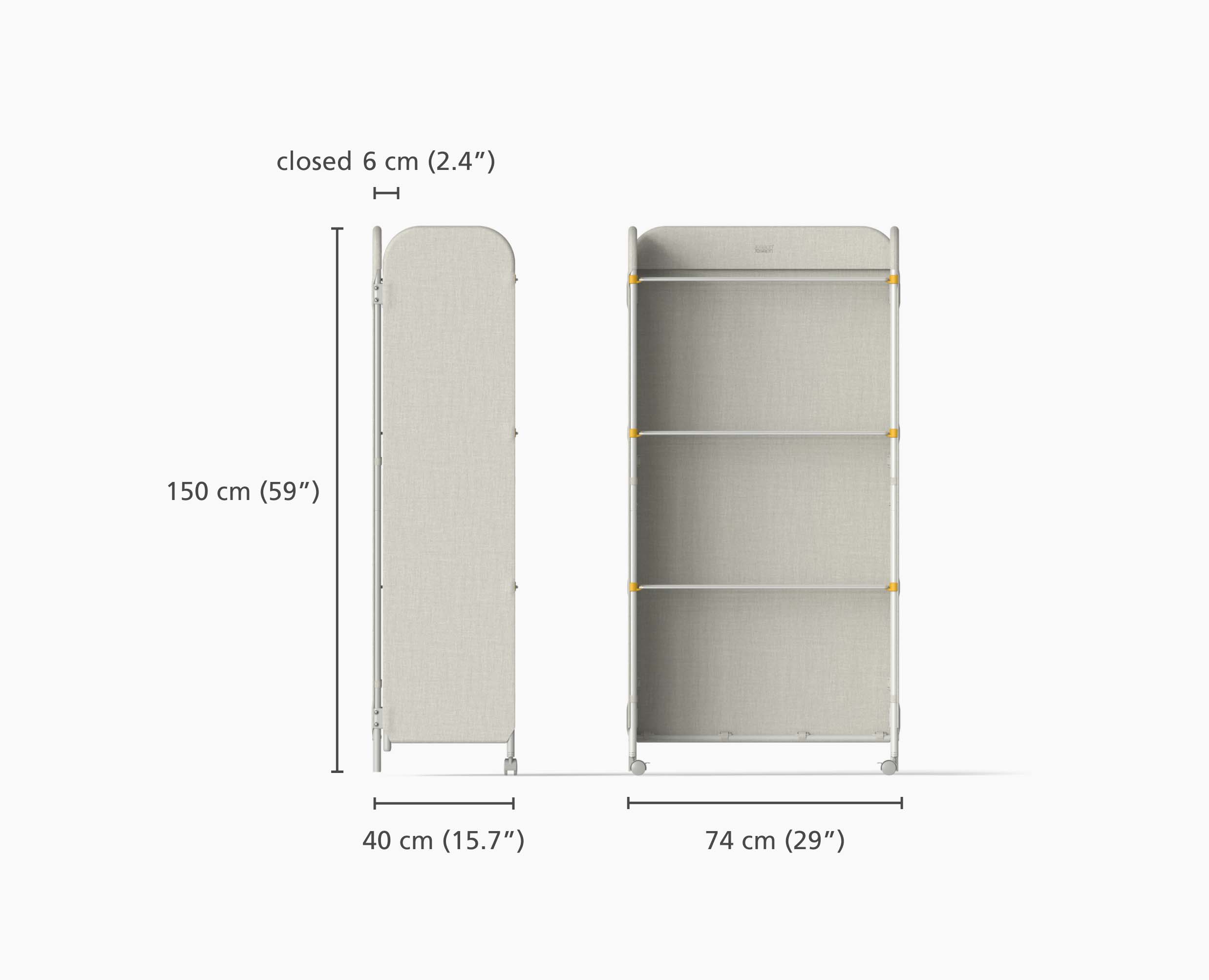 Eclipse™ 3-tier Ecru Screen Airer - 50055 - Image 5